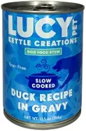 12/12.5oz Lucy Pet Duck Recipe in Gravy for Dogs - Items on Sales Now